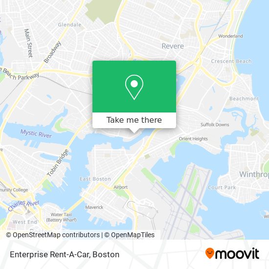 Mapa de Enterprise Rent-A-Car