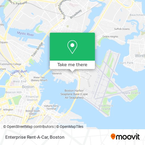 Mapa de Enterprise Rent-A-Car