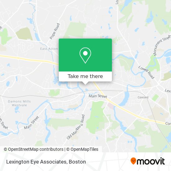 Lexington Eye Associates map