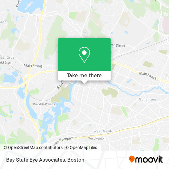Bay State Eye Associates map