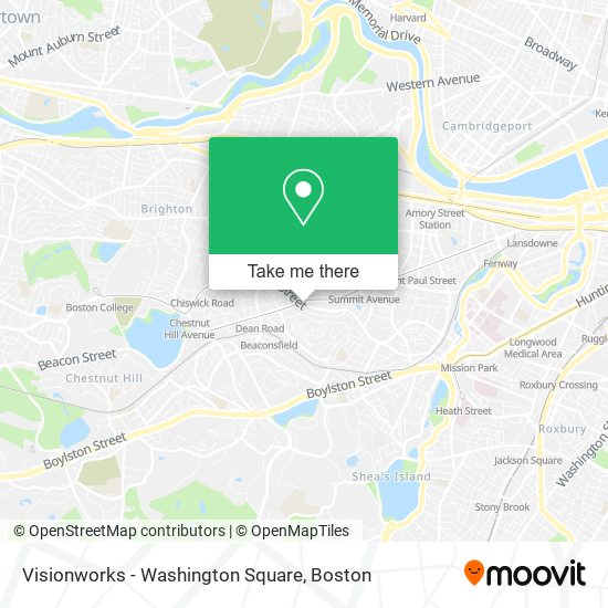 Visionworks - Washington Square map