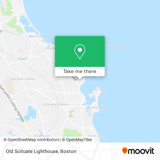 Old Scituate Lighthouse map