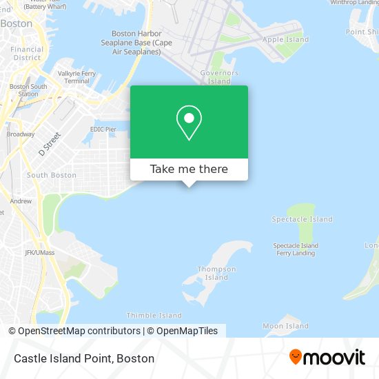 Castle Island Point map