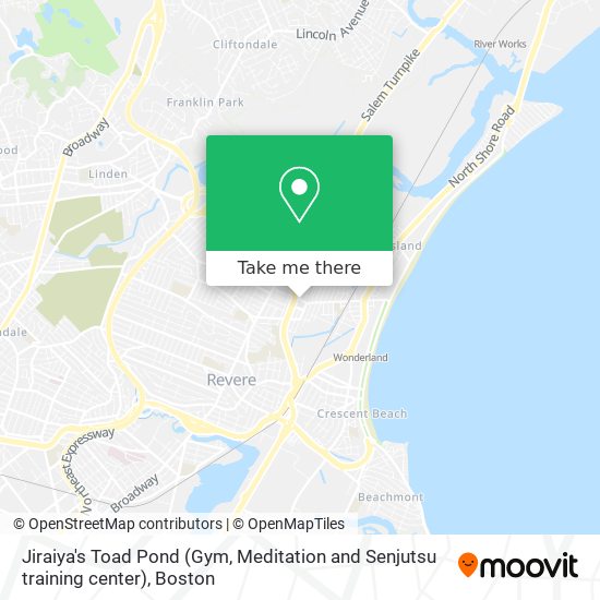 Mapa de Jiraiya's Toad Pond (Gym, Meditation and Senjutsu training center)