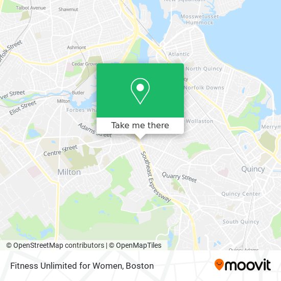 Fitness Unlimited for Women map