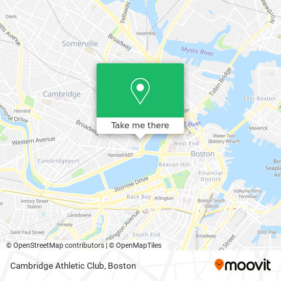 Mapa de Cambridge Athletic Club