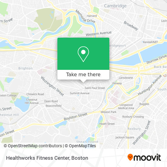 Healthworks Fitness Center map