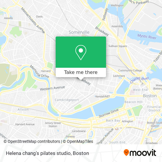 Mapa de Helena chang's pilates studio