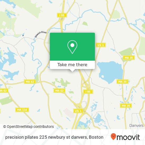 precision pilates 225 newbury st danvers map