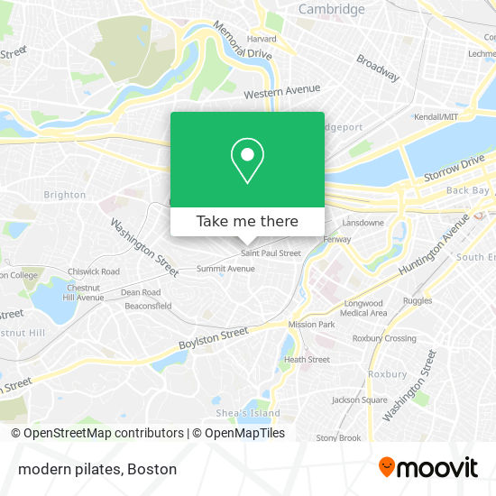 modern pilates map