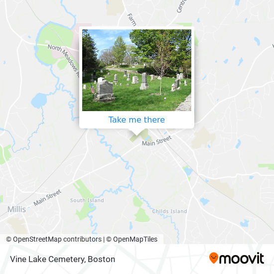 Vine Lake Cemetery map