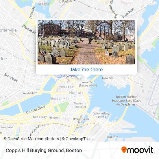 Mapa de Copp's Hill Burying Ground