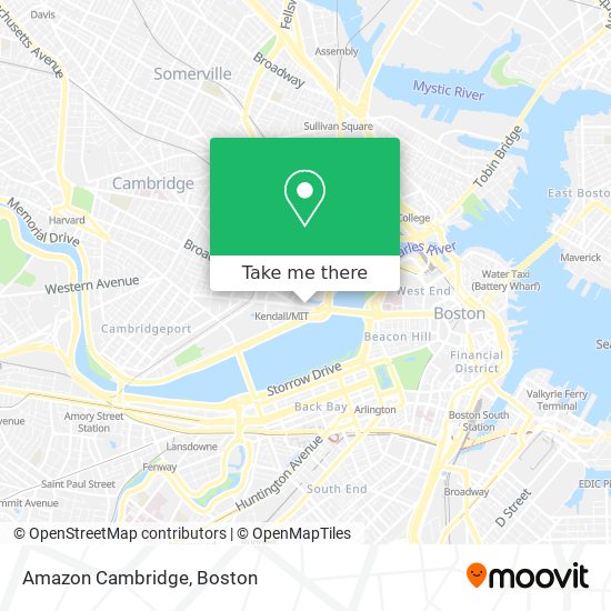 Amazon Cambridge map