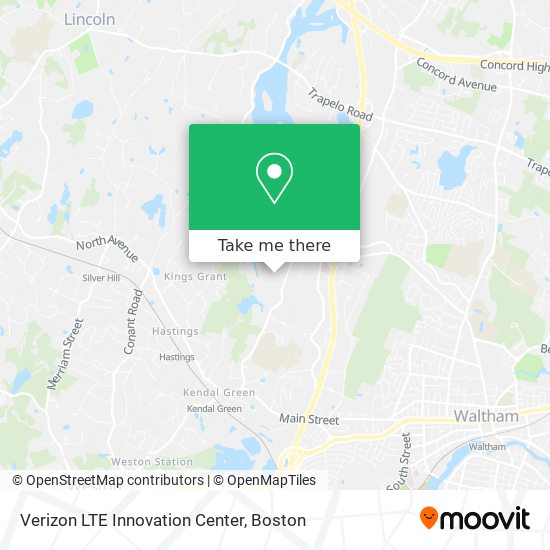 Verizon LTE Innovation Center map