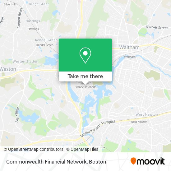 Mapa de Commonwealth Financial Network