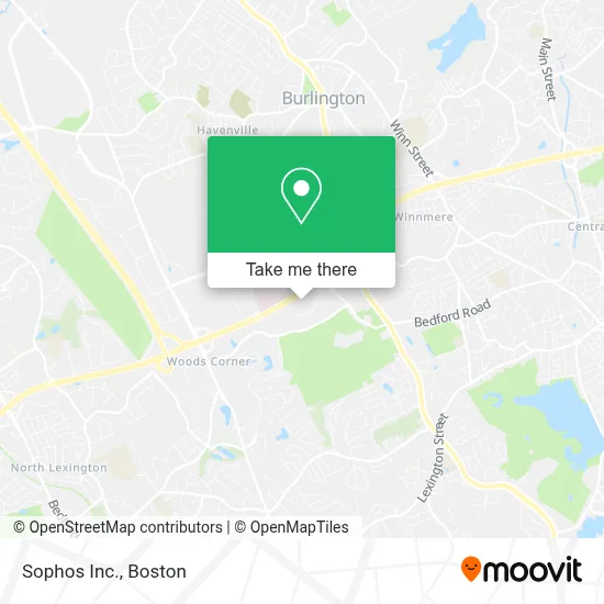 Sophos Inc. map