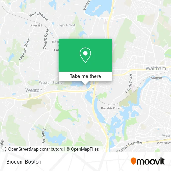 Mapa de Biogen