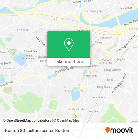 Boston SGI culture center map