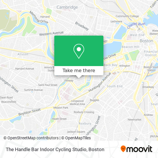 The Handle Bar Indoor Cycling Studio map