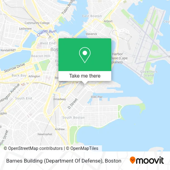 Barnes Building (Department Of Defense) map