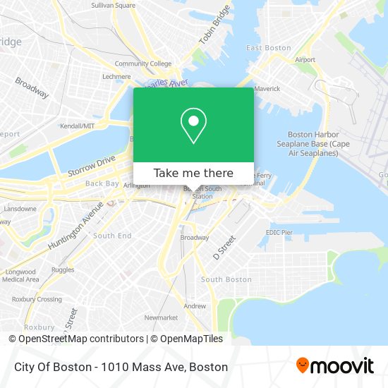 City Of Boston - 1010 Mass Ave map