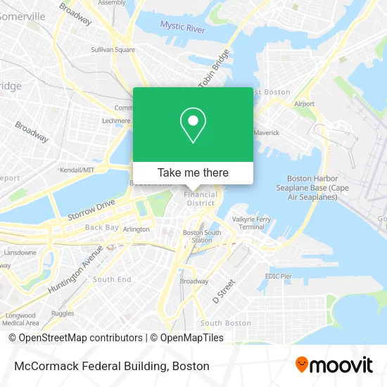 McCormack Federal Building map