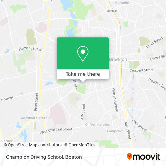 Champion Driving School map