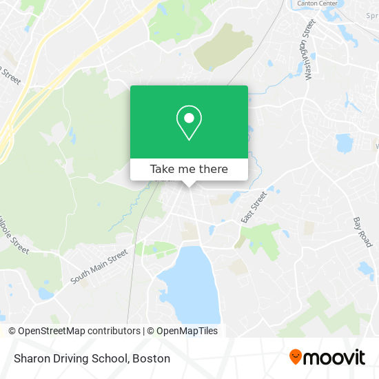 Sharon Driving School map