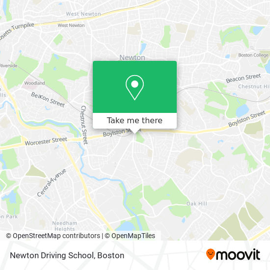 Newton Driving School map