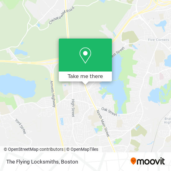 The Flying Locksmiths map