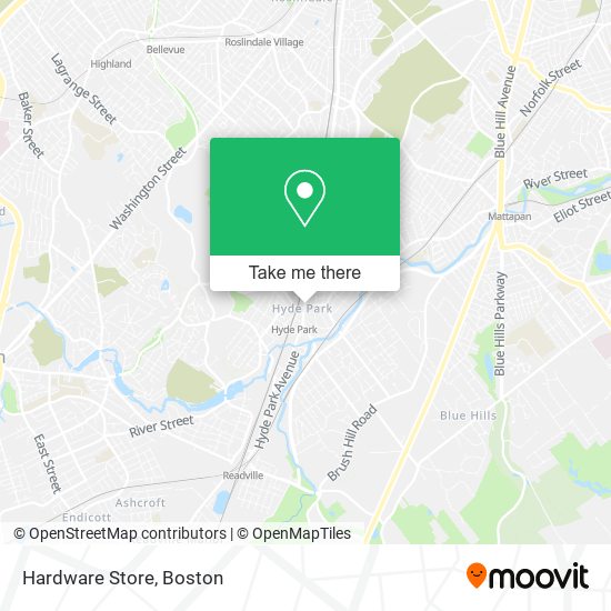 Mapa de Hardware Store