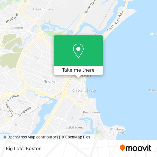 Mapa de Big Lots