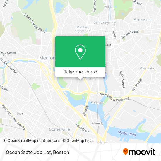 Mapa de Ocean State Job Lot