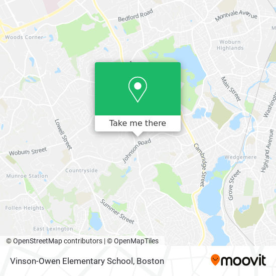 Vinson-Owen Elementary School map