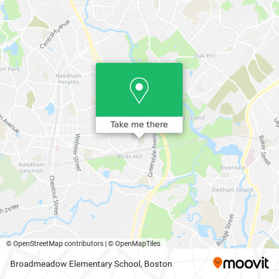 Broadmeadow Elementary School map