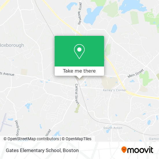 Mapa de Gates Elementary School