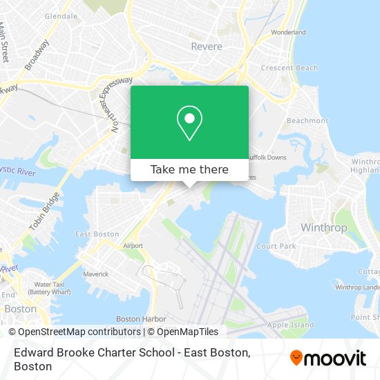 Edward Brooke Charter School - East Boston map