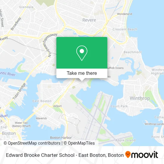 Edward Brooke Charter School - East Boston map
