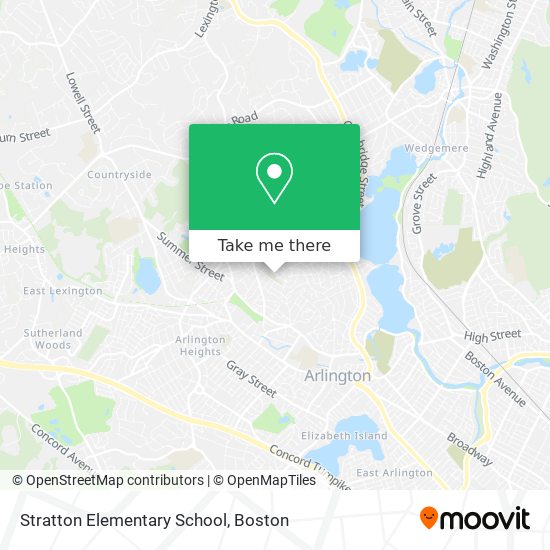 Stratton Elementary School map