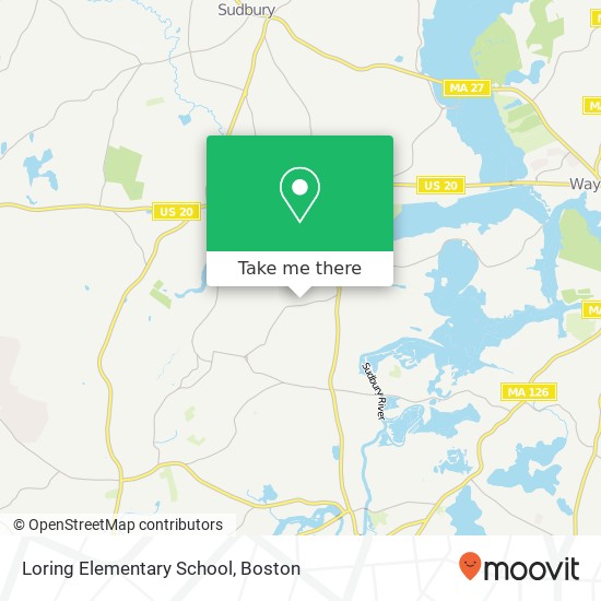 Mapa de Loring Elementary School