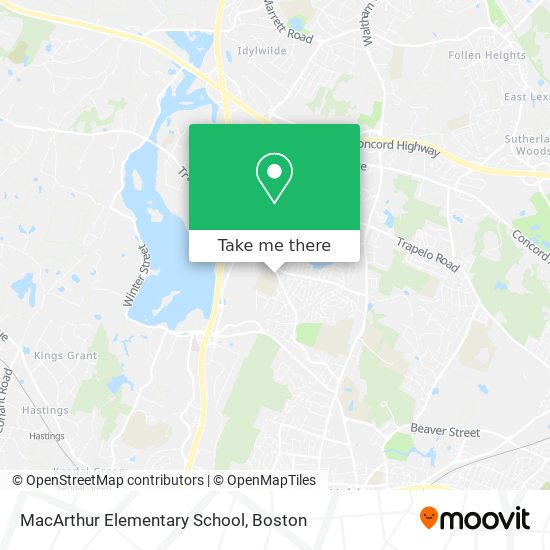 MacArthur Elementary School map