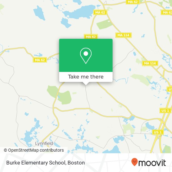 Mapa de Burke Elementary School