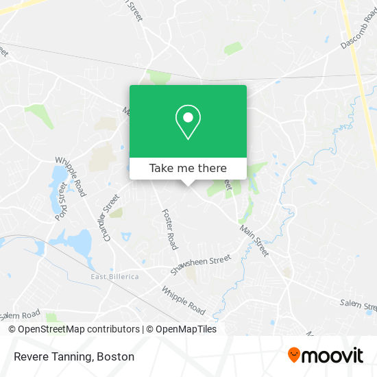 Revere Tanning map