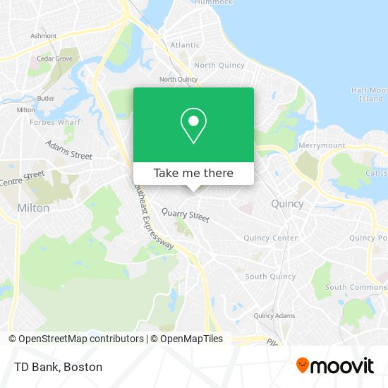 TD Bank map