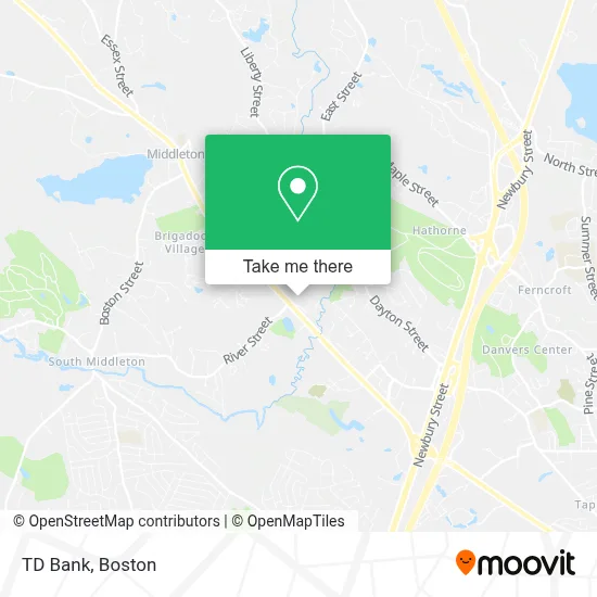 TD Bank map