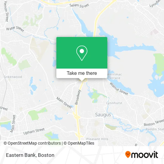 Mapa de Eastern Bank