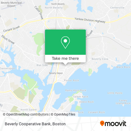Mapa de Beverly Cooperative Bank