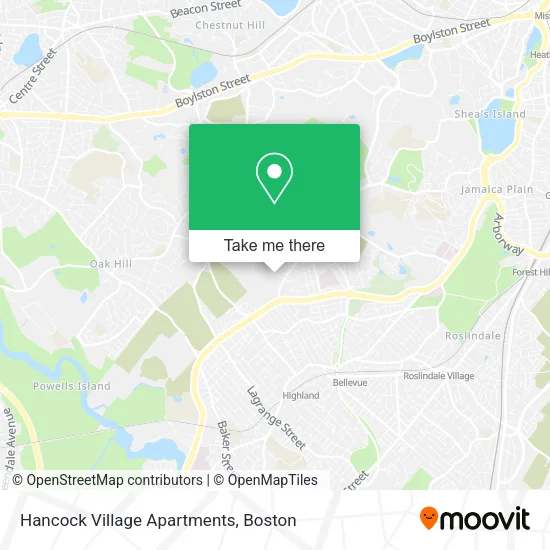 Hancock Village Apartments map