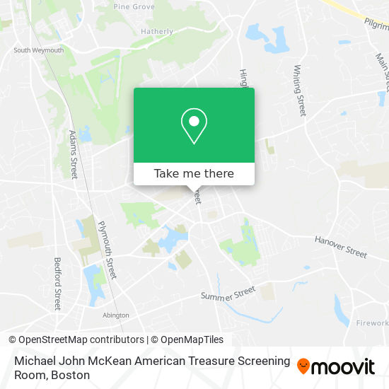 Michael John McKean American Treasure Screening Room map