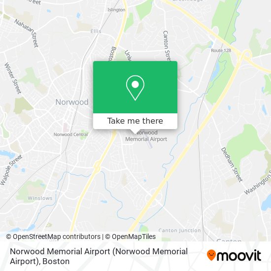 Mapa de Norwood  Memorial Airport